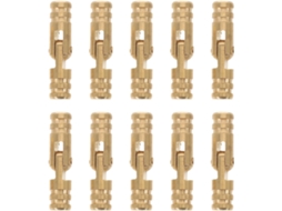 30 Mini Dobradiças Ocultas De Cobre - Cilíndricas Invisíveis 5x22mm