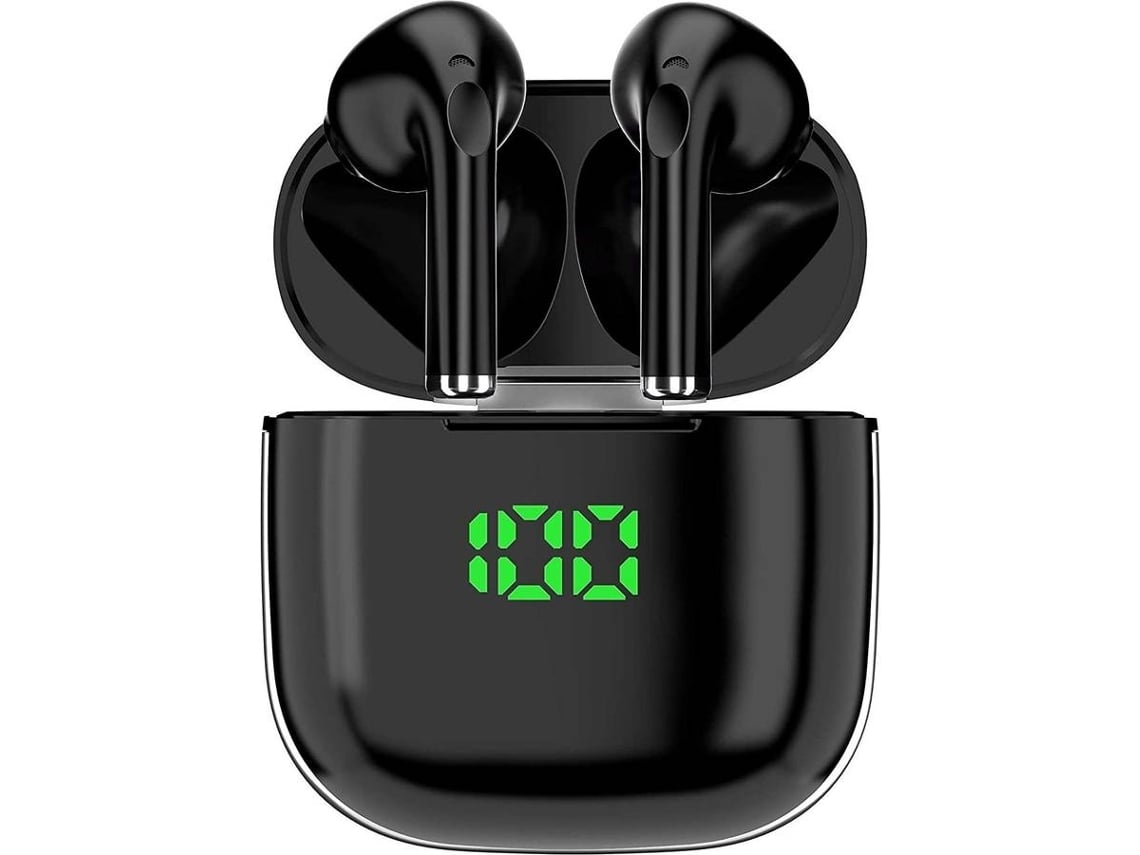 Auriculares In Ear NISSGU True Wireless Bluetooth com Cancelamento de ruído Preto