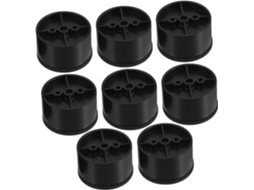 Conjunto De 8 Pés Niveladores Redondos Ajustáveis Para Móveis, Oferecendo Suporte Estável Para Mesas, Armários E Sofás