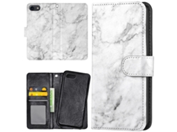 Capa Carteira/capa Com Estampa De Mármore Para Iphone 16e/17e