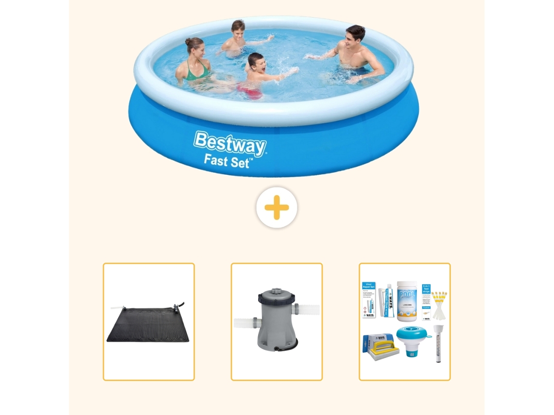 Bestway Piscina Bestway Fast Set Redonda - 366x76 Cm - 4-peças S22657