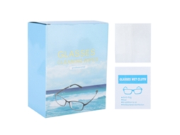 Aetheria 100pcs Toalhas Úmidas Antibacterianas para Limpeza de Lentes de Vidro Resina e Óculos