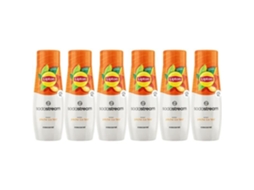 Concentrados Sodastream Lote De 6 Concentrados Lipton Ice Tea Até 54l De Bebidas 440 Ml