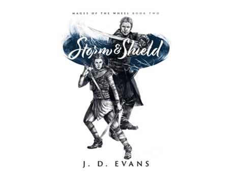 Livro Storm amp Shield de J D Evans (Inglês - Capa Dura)