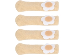 Eujgoov Conjunto De 25-protetores Pés Móveis, Em Fibra Acrílica, Para Cadeiras, Mesas, Escrivaninhas, Etc