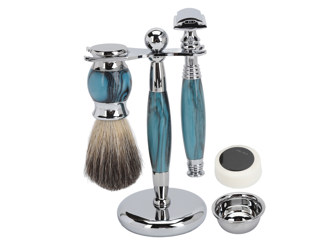 2026 kit de Cortador de Barba e Bigote com Escova, Ferramenta de Barbear e Grooming