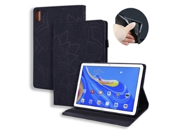 Capa De Couro Com Textura De Bezerro Em Relevo, Formato Horizontal, Com Suporte, Compartimentos Para Cartões E Porta-retratos Para Amazon Fire Hd 8 (2