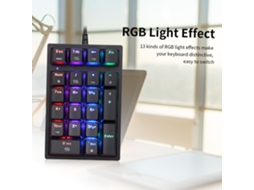 Teclado Mecânico LAXISCREED Rgb Usb
