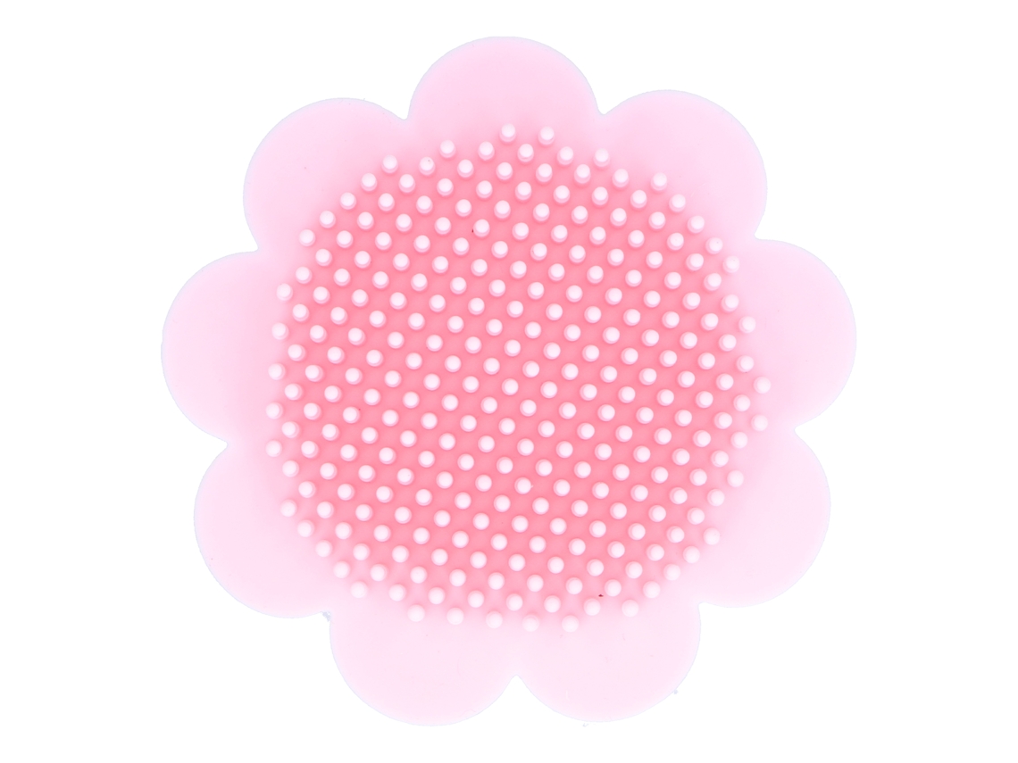 Escova De Banho Para Bebê De Silicone Rosa Com Massagem Limpeza Cabelo Pele Acima De 6 Meses