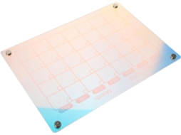 Tableau Magnétique Calendrier Mensuel En Acrylique Effaçable À Sec Au Curling Para Refrigerador Organização