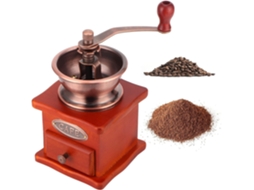 Moedor De Café Manual Madeira, Manivela, Com Moagem Ajustável Para Espresso, Prensa Francesa E Café Coado, Ideal Para Casa, Escritório E Viagens