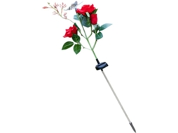 Luminária Solar Led Em Formato De Flor Para Uso Externo, Luzes Decorativas, Design Floral Duradouro. Gokoco