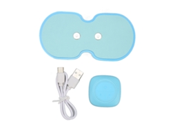 Mini Massageador Cervical Inteligente De Baixa Frequência Para Alívio Do Estresse E Relaxamento Muscular - Ajustável - Azul