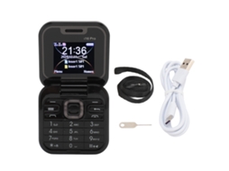 2026zentro-celular Flip Pequeno I16pro Dual Sim 2g 16gb Cartão De Memória Para Idosos E Crianças Preto