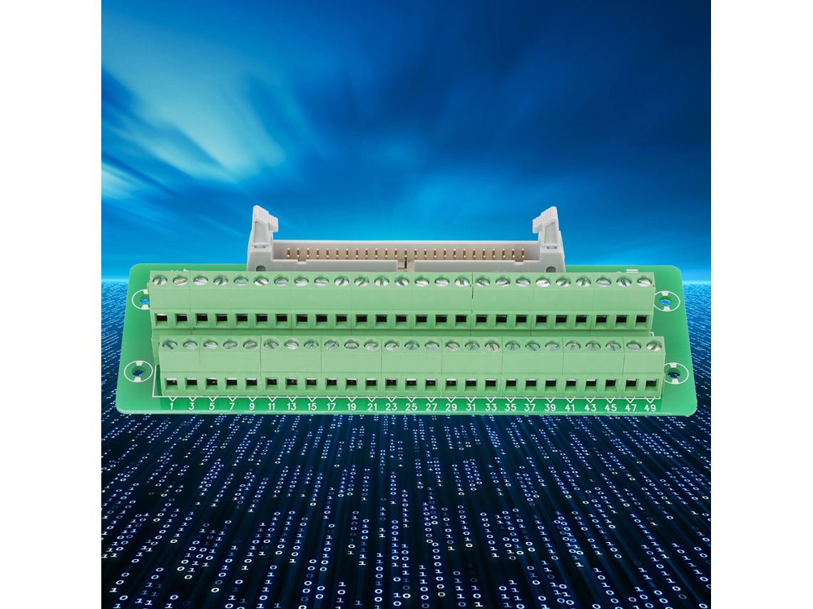 Placa De Expansão Conector Terminal Plc 50pin