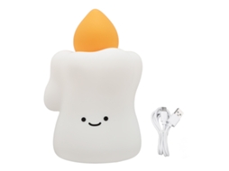 2026 luz Noturna em Forma de Vela Aniversário Cute Silicone Led Regulável Toque Luz Quente para Dormitório