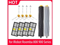 Saco de pó com filtro HEPA para escova doméstica para aspirador de pó robô Irobot Roomba série 800 900 860 870 880 890 960, peças e acessórios Slowmoose