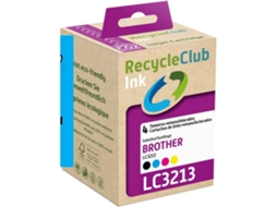 Pack 4 Tinteiros Reciclados RECYCLECLUB Colorido (Outlet Caixa Aberta - Brother L3213)
