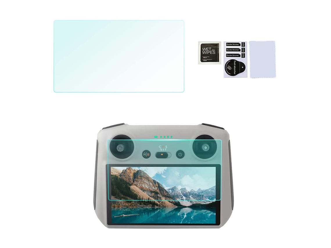 Protector de pantalla de vidrio templado 9H para control remoto RC Mini 3 Pro | S/MARCA