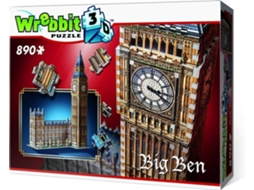 Puzzle 3D WREBBIT Big Ben (Idade Mínima: 12 - 890 Peças)