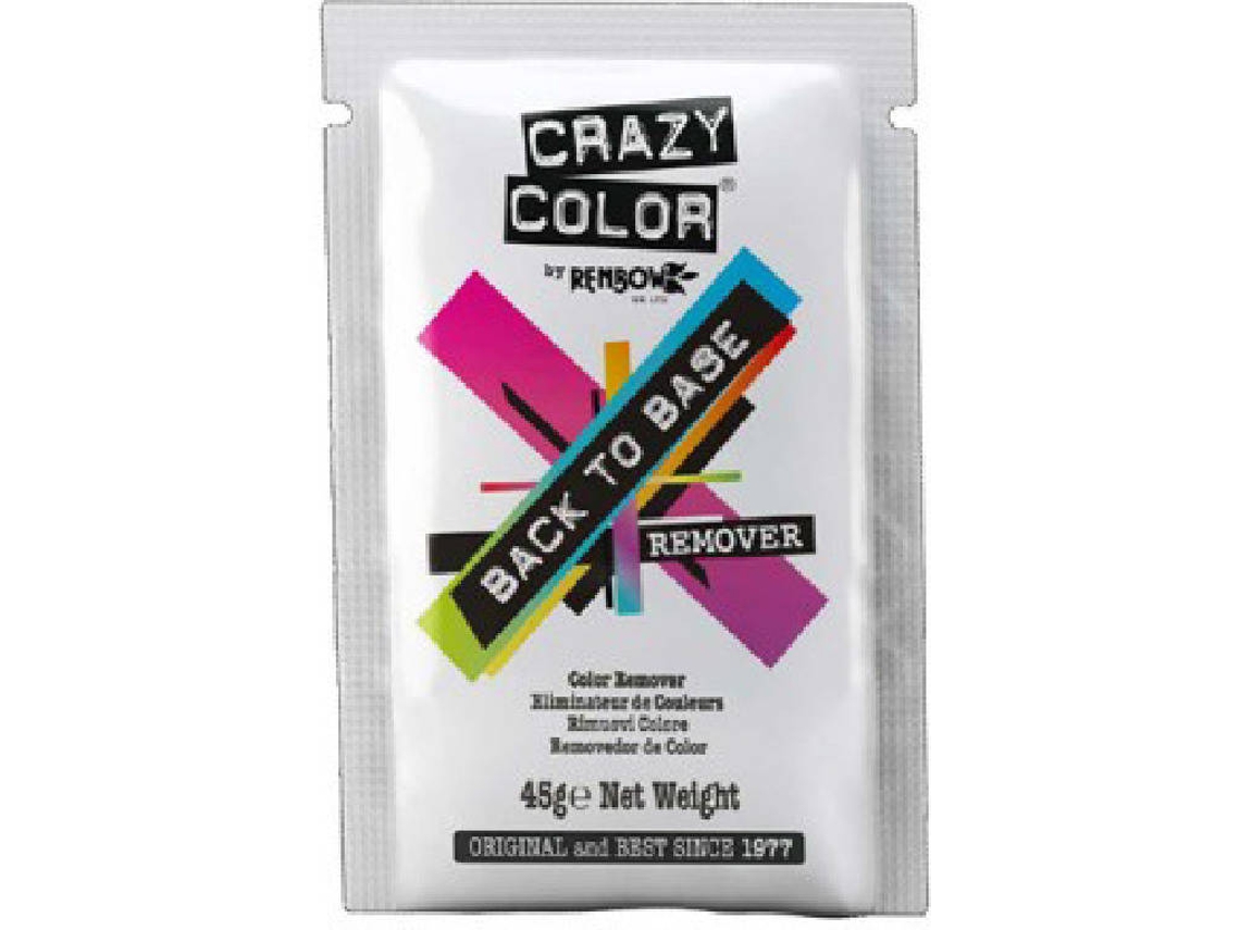 Removedor De Tinta Semipermanente CRAZY COLOR Back to Base Remover (45g)
