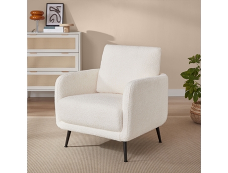 Poltrona de design EMMA laço branco