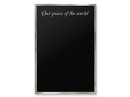 Magnetic Glass Board Our Piece Of The World For The Hall Espelharte (40x60 Cm)