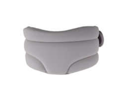 Colar cervical macio, ajustável, respirável, para dormir, cinza S/MARCA