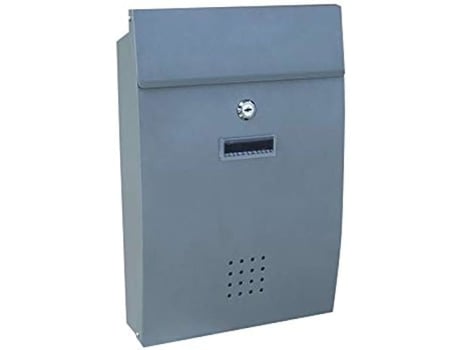 Caixa de correio - ALUBOX - 64524 - Dupla face - Aço - Cinza