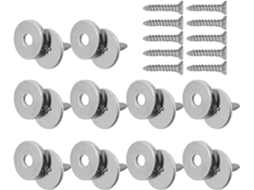 Conjunto de 10 pares de marcadores de data magnéticos para porta-datas de armário.
