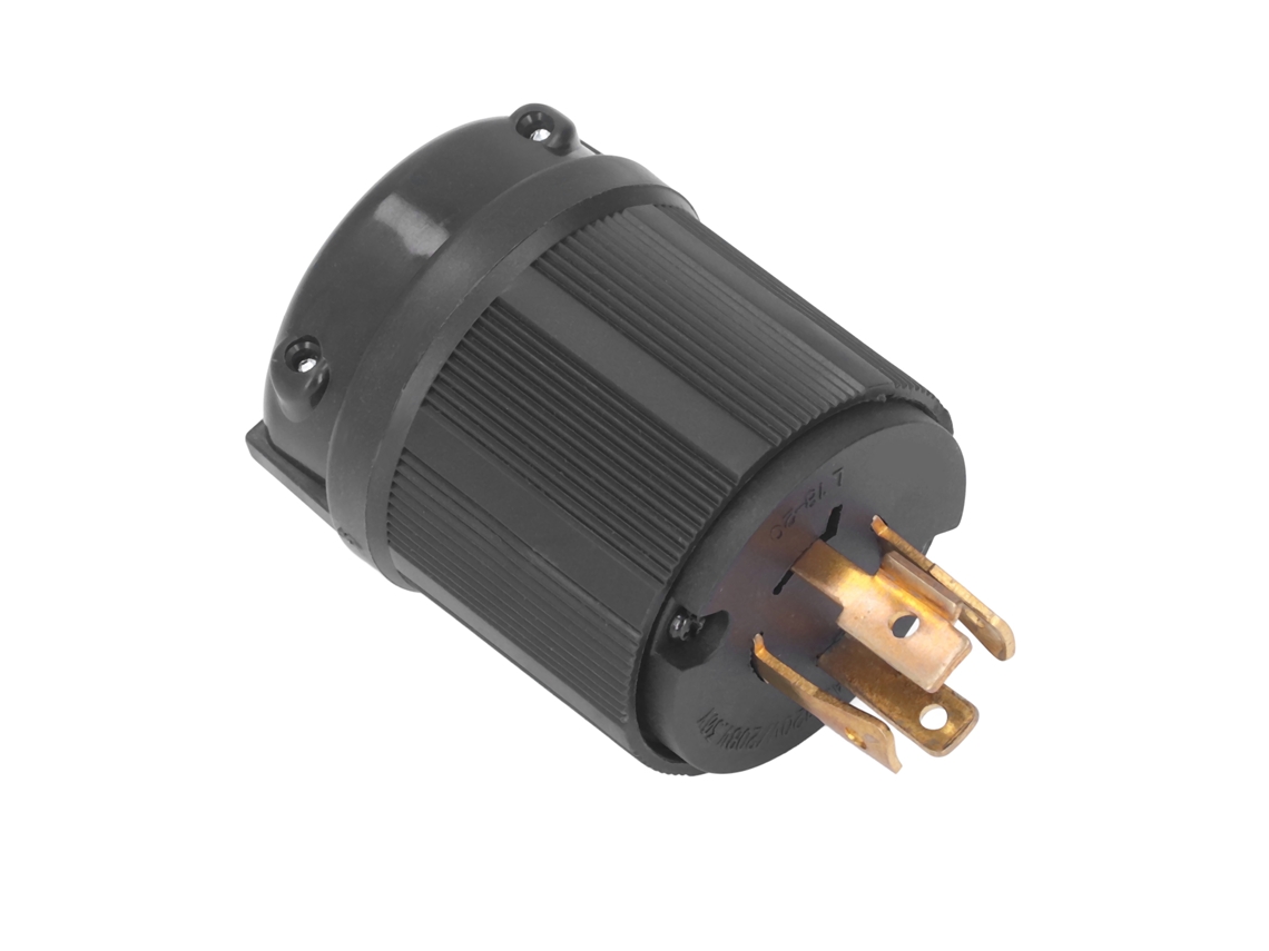 Laxiscreed Tomada Industrial 4-pin Com Contatos De Latão E Função De Bloqueio Para Segurança