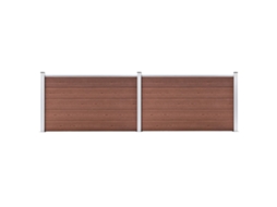 Fence Set, Fence Sets Vidaxl Marrom Wpc (n/a)