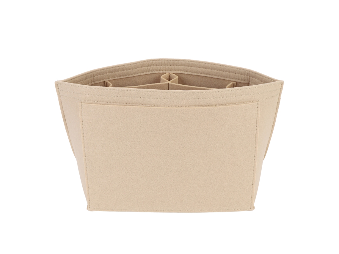 Organizador De Bolsa De Feltro Dobrável Para Bolsas De Mão Protector E Organizador Médio Marrom