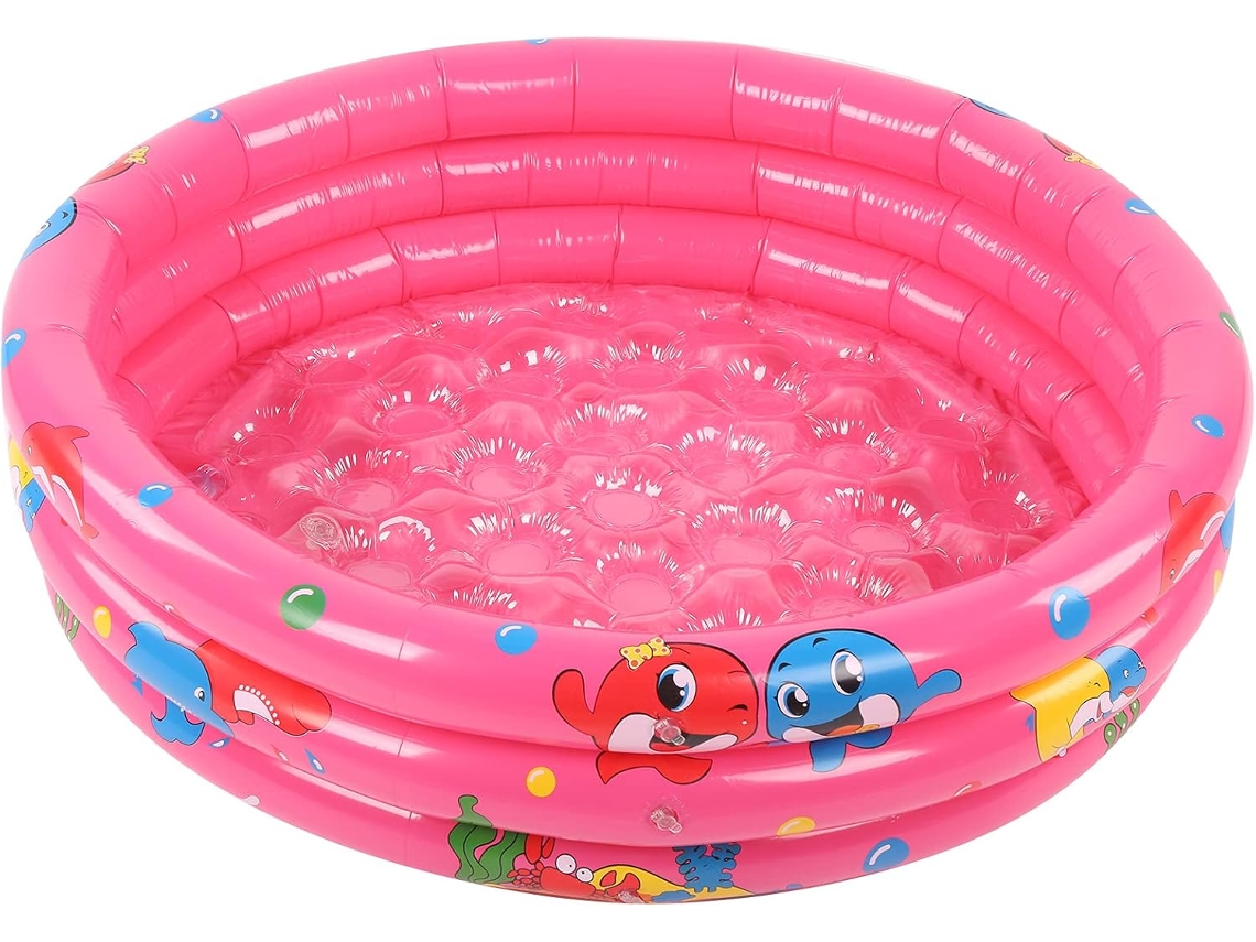 Piscina Inflável Rosa para Crianças CHABERLU