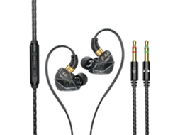 Fones De Ouvido Intra-auriculares Com Fio E Microfone.