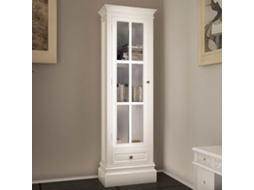 Vidaxl Estante Com 3 Prateleiras Elegante Madeira Branco
