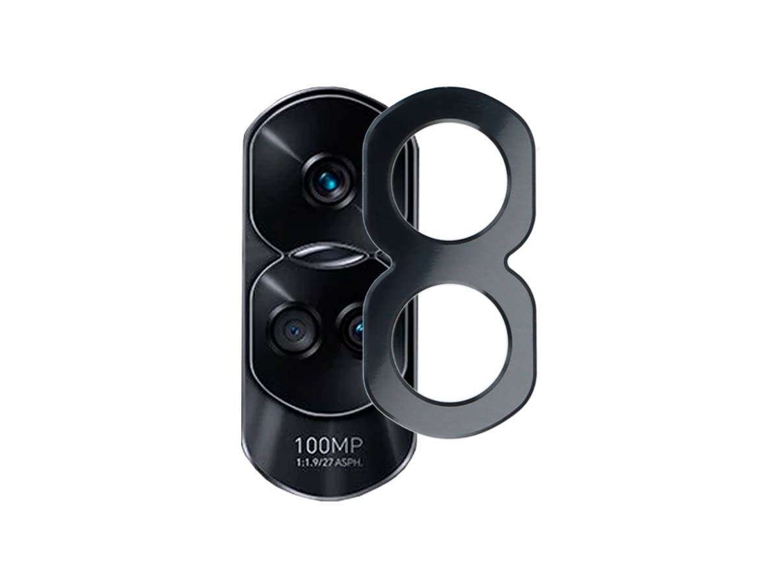 Protetor de Câmara Metalizado Preto para Honor 90 Lite LA CASA DE LAS CARCASAS