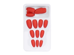 24 Unhas Falsas Mate De Cobertura Total, Pontas De Unhas Artificiais, Ferramenta De Manicure Para Mulheres E Meninas F140
