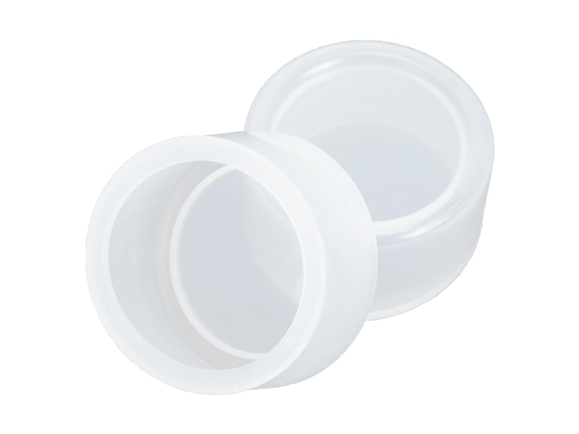 Conjunto de 20 películas protetoras para botões de 22 mm, plástico branco, à prova d'água.