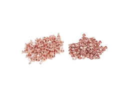 100 Conjuntos De Remaches De Metal Dourado Rosa Com Brilho Forte E Alta Dureza Para Manufaturas De Couro E Cinturões 6x8mm