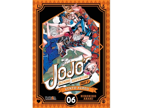 Livro JjojoS Bizzarre Adventure Parte 5: Vento Aureo 6 de Hiroiko Araki (Espanhol)