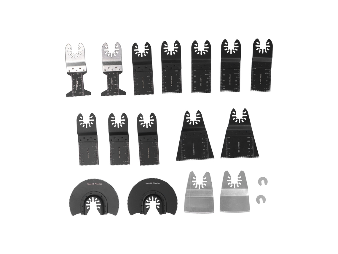 Kit De 18 Lâminas De Serra Oscilante Universal Para Corte Preciso De Metal, Madeira E Plástico - Ferramenta De Corte