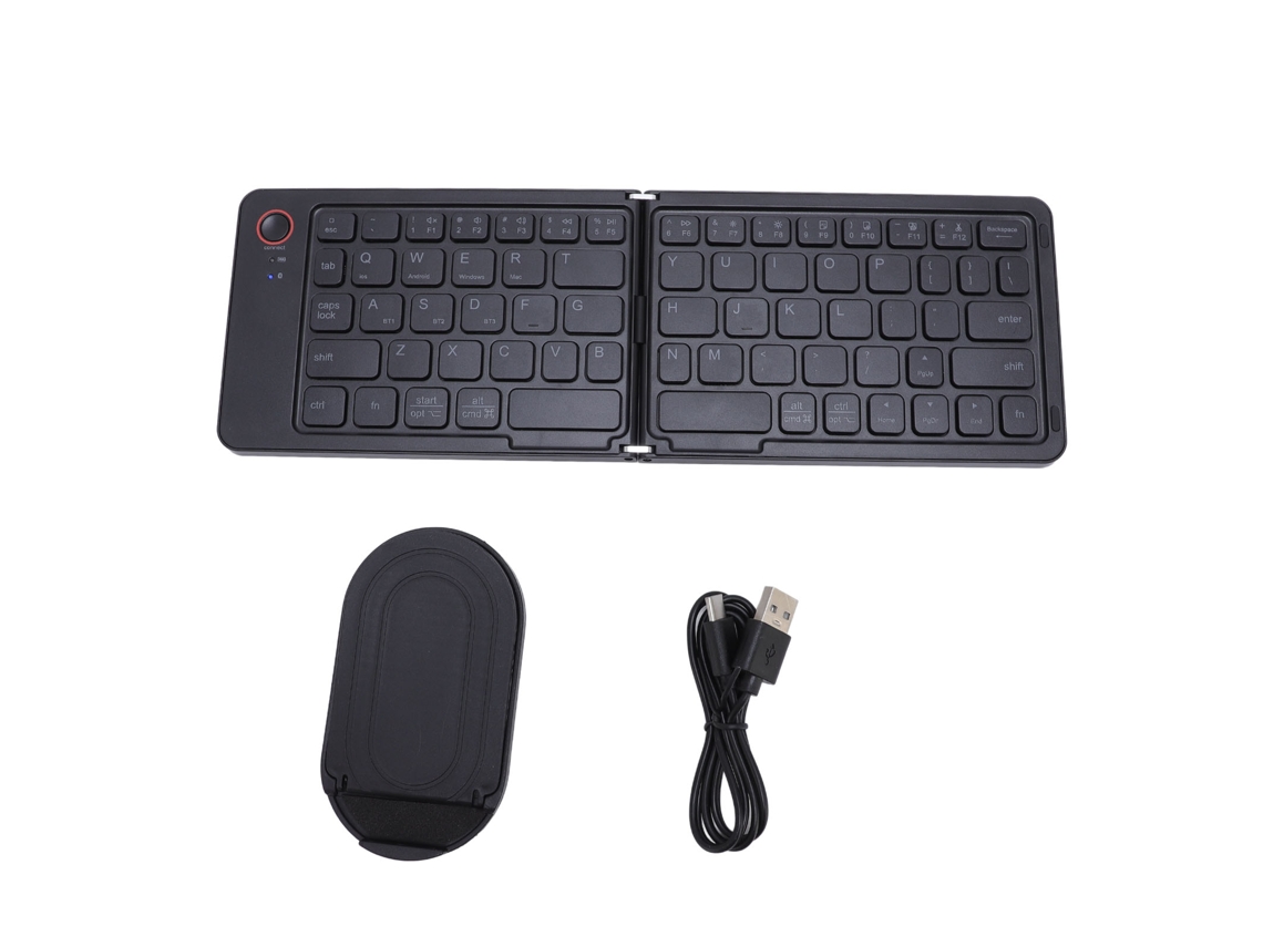 Teclado Bluetooth Plegable Inalámbrico Portátil