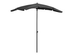 Vidaxl Guarda-sol De Jardim Com Poste 200x130 Cm Antracite