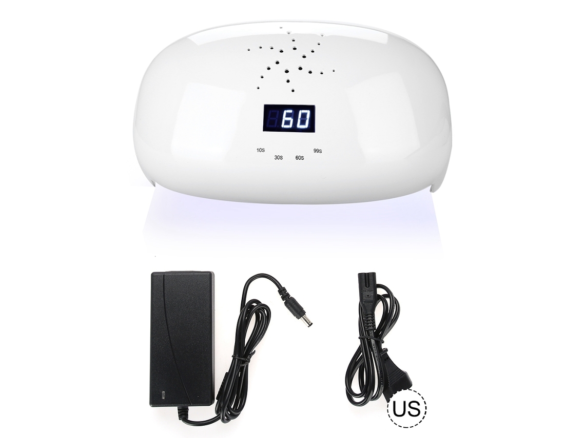 Lâmpada Led Uv Potente 78w Secador De Unhas Com Sensor Automático E Ventilador Para Curar Todos Os Géis De Unhas