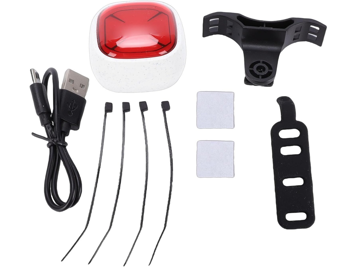 Luz Traseira Recarregável Com Sensor De Freio Para Bicicleta, Ideal