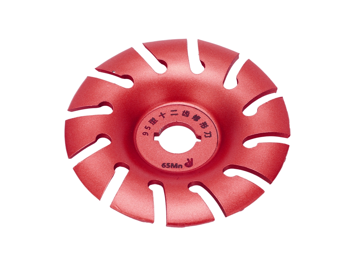 Disco de Forma para Lixadeira Angular 12 Dentes Aço Inox 95mm S/MARCA