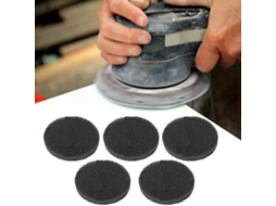 5 Peças De Disco Autoadesivo De Esponja Limpiadora 5 Polegadas 125mm Acessórios Para Máquina De Lixar