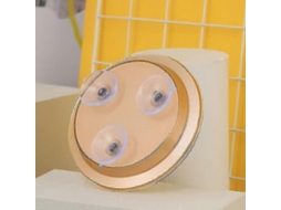Rebe espejo de Maquillaje 20x Magnificación Con 3 Ventosas Herramientas Cosméticas 1 Pieza Caqui