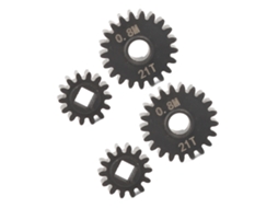 Mali engrenagem de Eixo Portal de Aço 14t 21t para Capra Scx10 Iii Crawler Rc 1/10 Peças de Upgrade